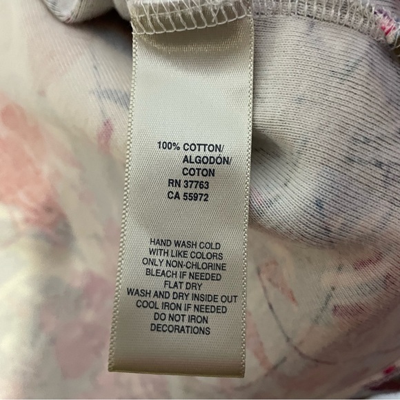 Rafaella Multicoloured Abstract Print Cotton Cardigan - Medium - Picture 8 of 8